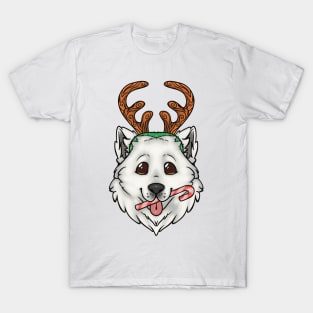 Christmas Samoyed Dog T-Shirt